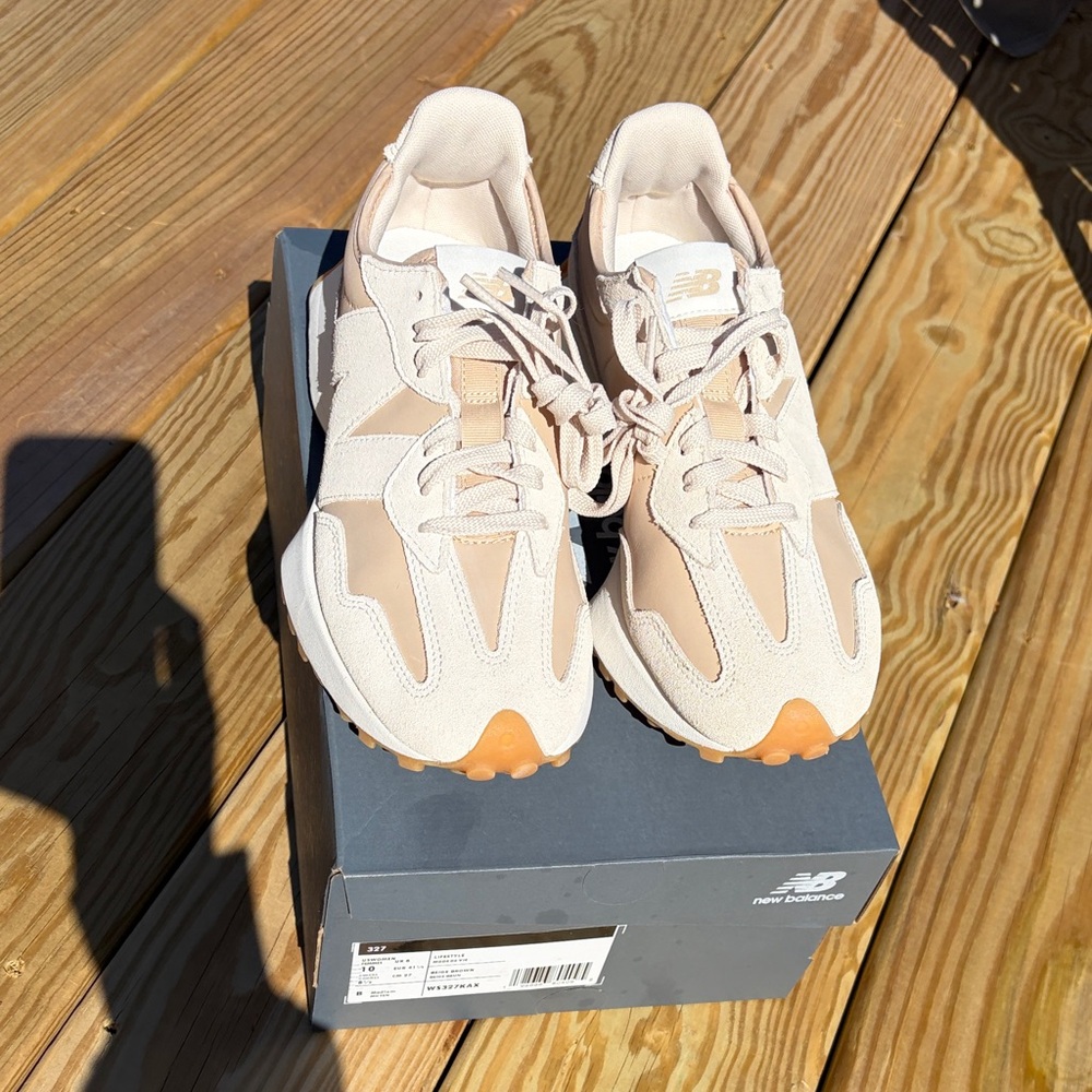 New Balance Beige and Tan Women's Sneakers